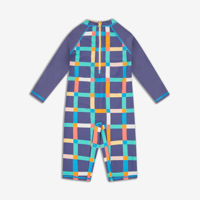 UV Protective Surf Suit Multi Check